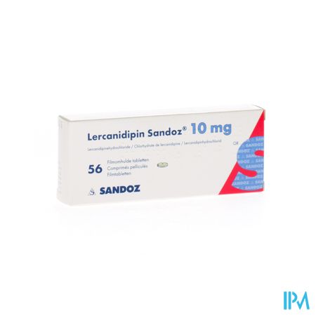 Lercanidipin Sandoz 10mg Comp 56 X 10mg