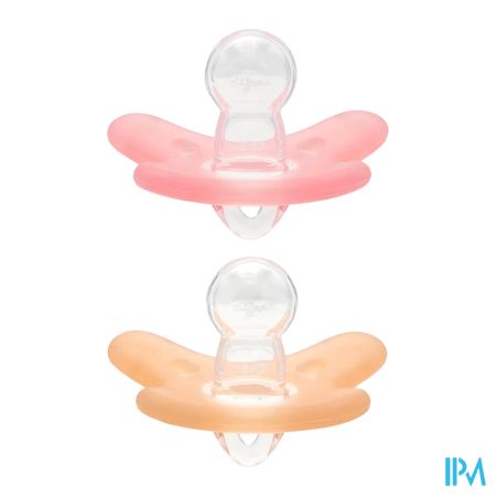Difrax Fopspeen Natural Siliconen 6-12m Ass 2