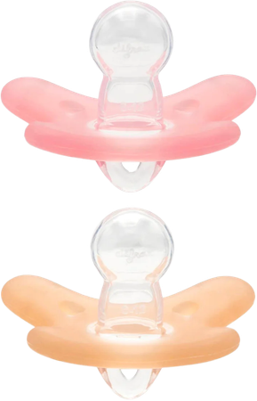 Difrax Sucette Natural Silicone 6-12m Assorti 2