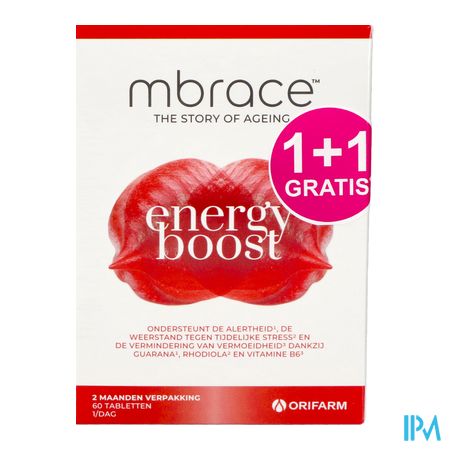 Mbrace Energy Boost Tabl 60x2 1+1 Gratis 2