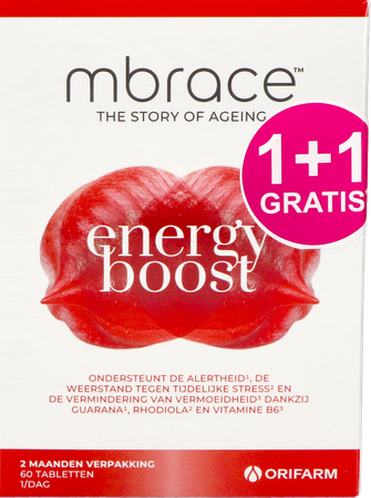 Mbrace Energy Boost Tabl 60x2 1+1 Gratis 2