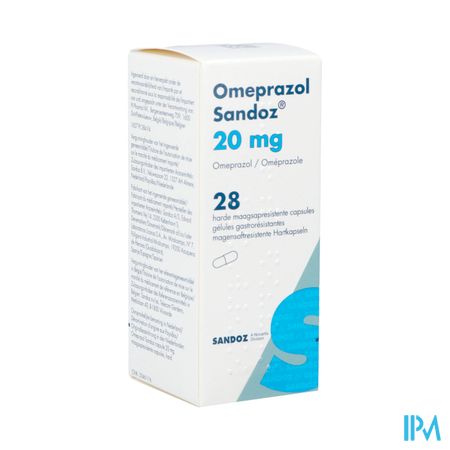 Omeprazol Sandoz 20mg Pi Pharma Maagsapres.caps 28