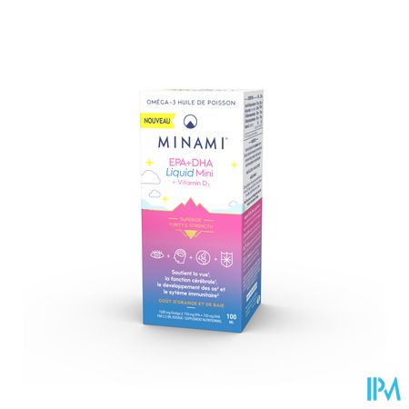 Minami Epa+dha Liquid Mini + Vit D3 Fl 100ml 2