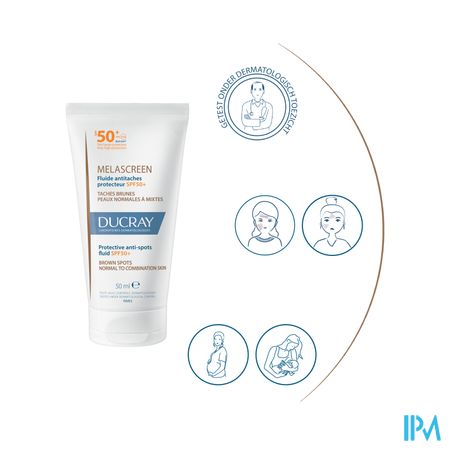 Ducray Melascreen Fluide A/pigmentvlek Spf50+ 50ml 17