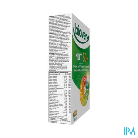 Biover Multivitamine 50+ Tabl 30 1