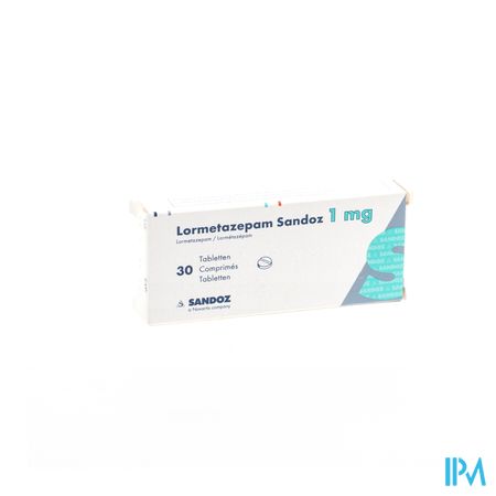 Lormetazepam Sandoz Comp 30 X 1mg