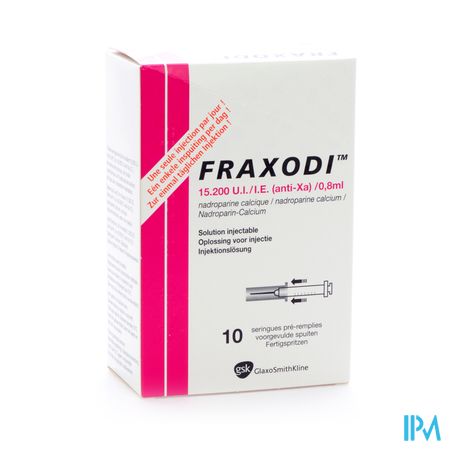 Fraxodi Amp Ser 10x0,8ml - 15.200 Ui/ie