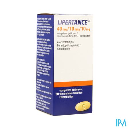 Lipertance 40mg/10mg/10mg Filmomh Tabl 30