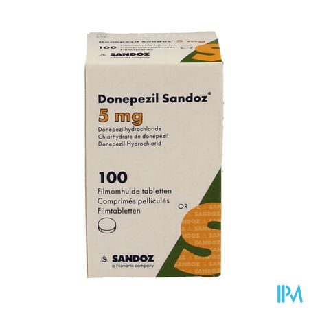 Donepezil Sandoz 5,0mg Filmomh Tabl 100 X 5,0mg 2