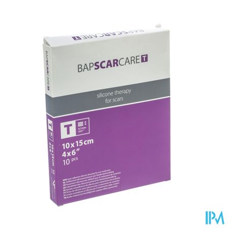 Bap Scar Care T Verb Dun Transp 10x15cm 10 601015