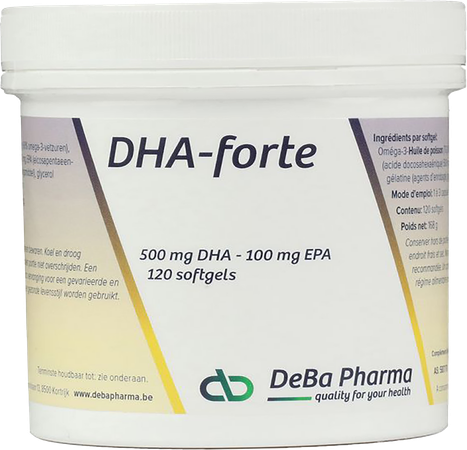 Dha Forte Caps 120x500mg Deba 6
