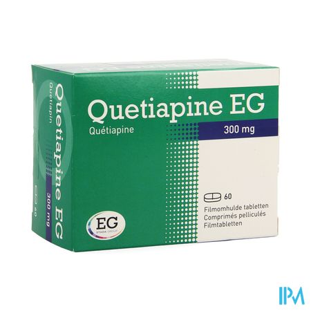 Quetiapine EG Comp Pell 60X300 Mg