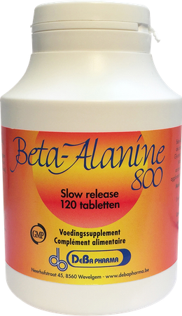 Beta-alanine 800mg Slow Release Comp 120 Deba 4