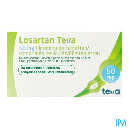 Losartan Teva 50mg Filmomh Tabl 98 X 50mg 3