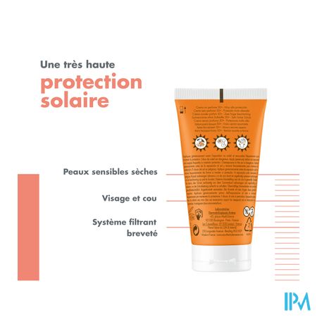 Avene Sol Spf50+ Creme Sans Parfum 50ml 9