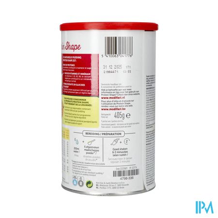 Modifast Protein Shape Vanilla Pudding 405g 2