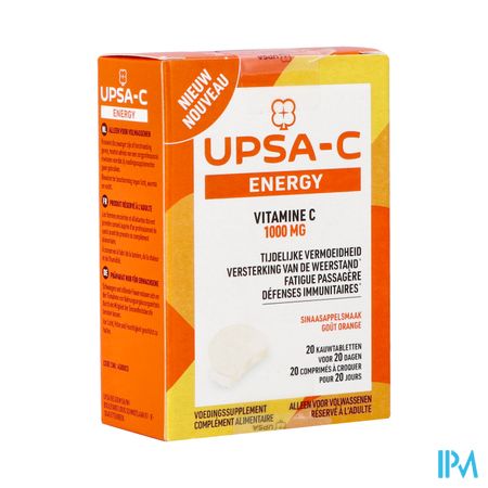 Upsa C Energy 1000mg Comp Croq. 20