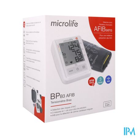Microlife Bpb3 Afib Pc Bloeddrukmeter Arm Otc Sol