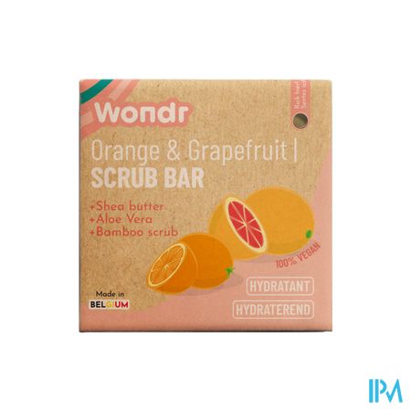 Scrub Bar Orange&grapefruit Shea Butter 102g