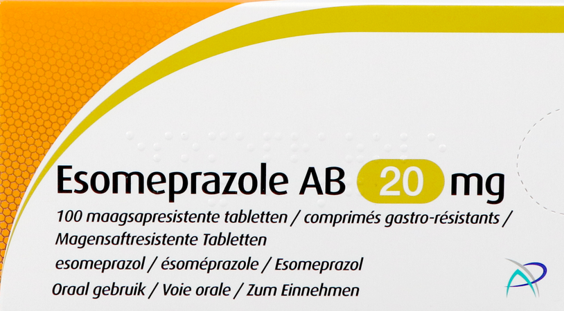 Esomeprazole 20mg Ab Comp Harde Maagsapr 100 2