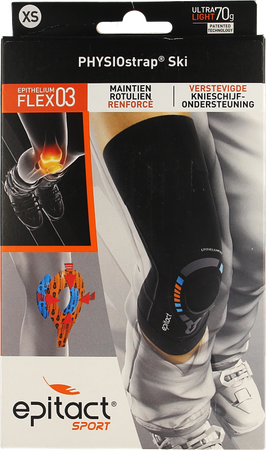 Epitact Kniebescherming Physiostrap Ski Xs 1