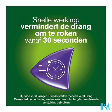 Nicorette Fruit&mint 1mg Mondspray Suikervr. 2x150