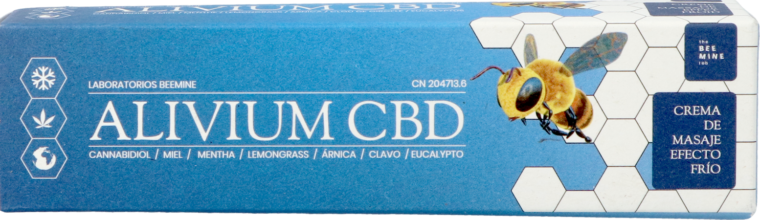 Beemine Lab Alivium Cbd Creme Massage Froid 75ml 5