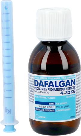 Dafalgan Pediatrie 30mg/ml Siroop 150ml 3