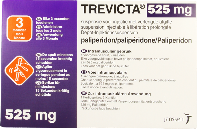 Trevicta 525mg Liber.prol. Ser Preremplie 1+2 Aig 1