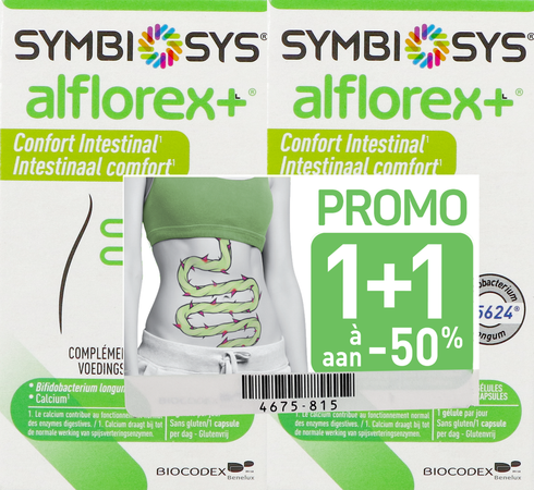 Symbiosys Alflorex+ Caps 30 + 2e Doos -50% 2