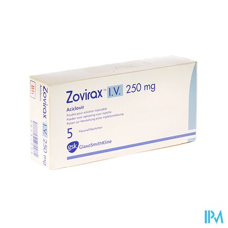 Zovirax Iv 5 Flac Klinv