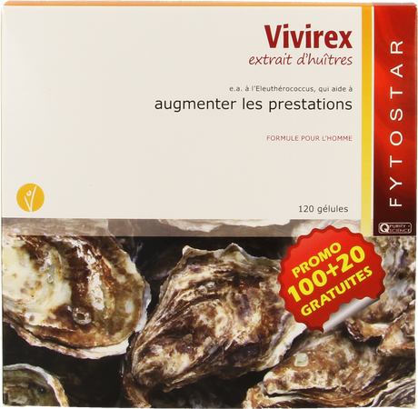 Fytostar Vivirex Extrait Huitres Maxi Caps 120 1