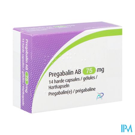 Pregabaline Ab 75mg Harde Caps 14