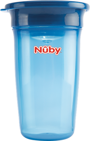 Nuby Gobelet Magique 360° 300ml Bleu 6m+ 3