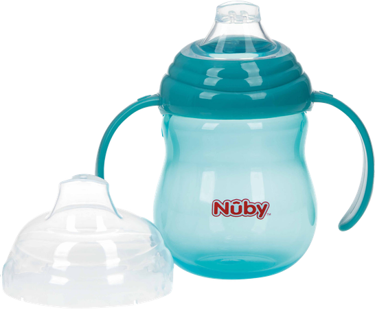 Nuby Gobelet A/goutte Anses Aqua 6m+ 270ml 4