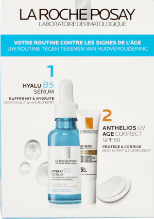 Lrp Coffret Hyalu B5 30ml+age Correct 15ml Gratuit 5