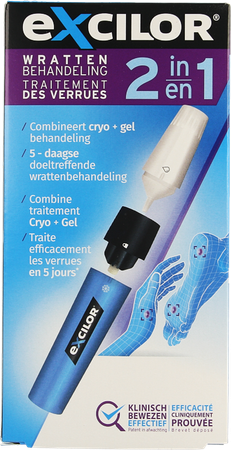 Excilor Behandeling Wratten 2in1 11,5ml+1ml 2