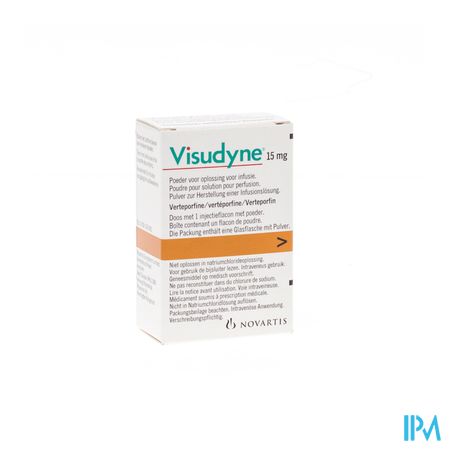 Visudyne 15mg Pulv Solv Inf 1