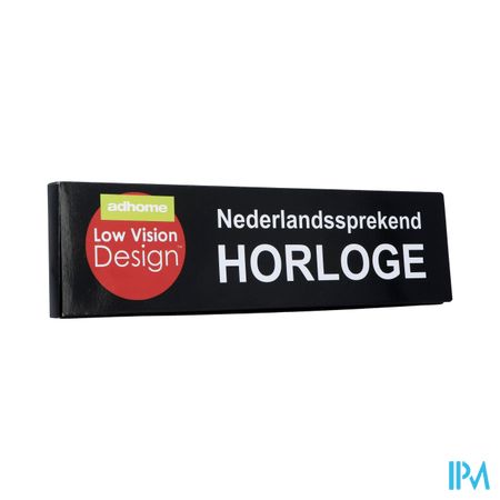 Adhome Sprekend Polshorloge Nederlandstalig Zwart