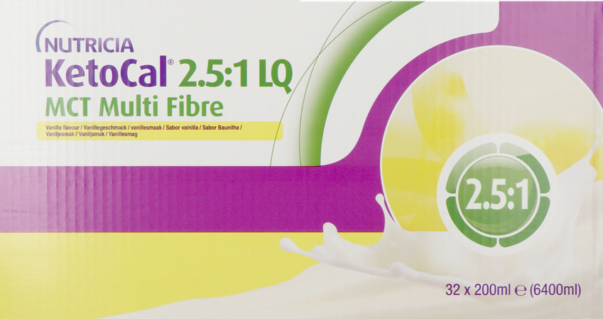 Ketocal 2:5:1 Lq Mct Multi Fibre 32x200ml 2