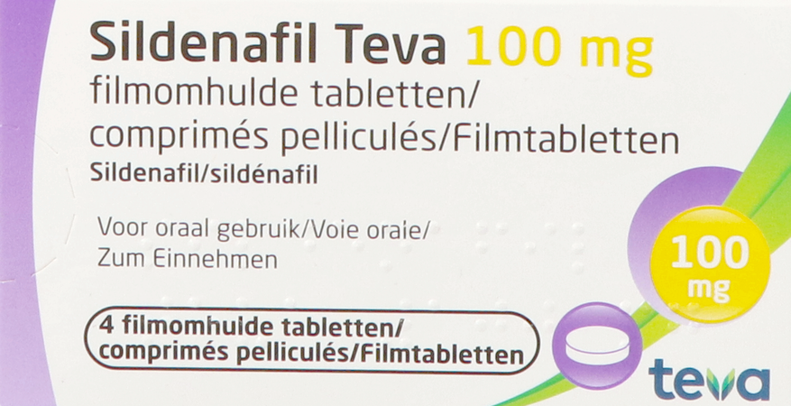 Sildenafil Teva 100mg Filmomh Tabl 4x 100mg 1