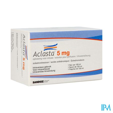 Aclasta Sol Pr Infus 1 Fl 100ml X 5mg