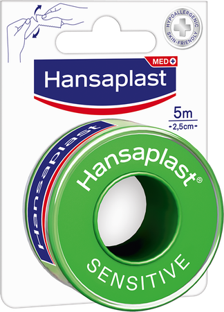 Hansaplast Fixation Tape Sensitive 5mx2,50cm 4