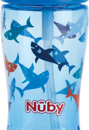 Nuby Flip-it Beker Uit Tritan Blauw 360ml 3j+ 2