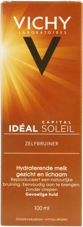 Vichy Cap Sol Melk Zelfbruin Gezicht&lich 100ml 5