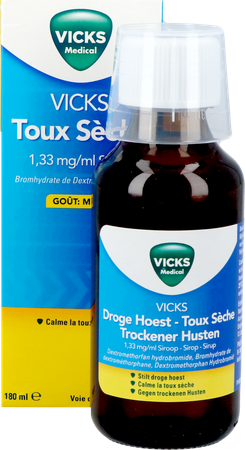 Vicks Droge Hoest Siroop 180ml 9