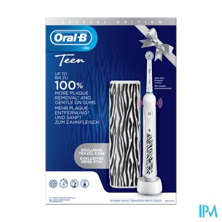 Oral-b D601 Teens White + Travelcase Gratis