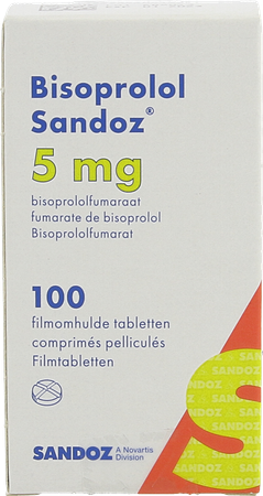 Bisoprolol Sandoz 5,0mg Pot Filmomh Tabl 100x5,0mg 4