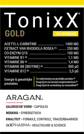 Tonixx Gold Caps 40 Nf 10