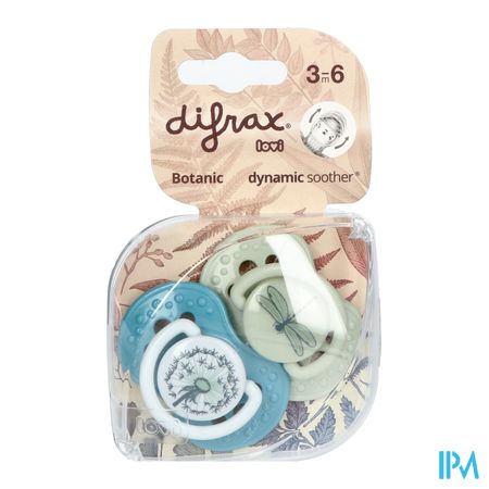 Difrax Fopspeen Dynamic Botanic 3m+ 2 2